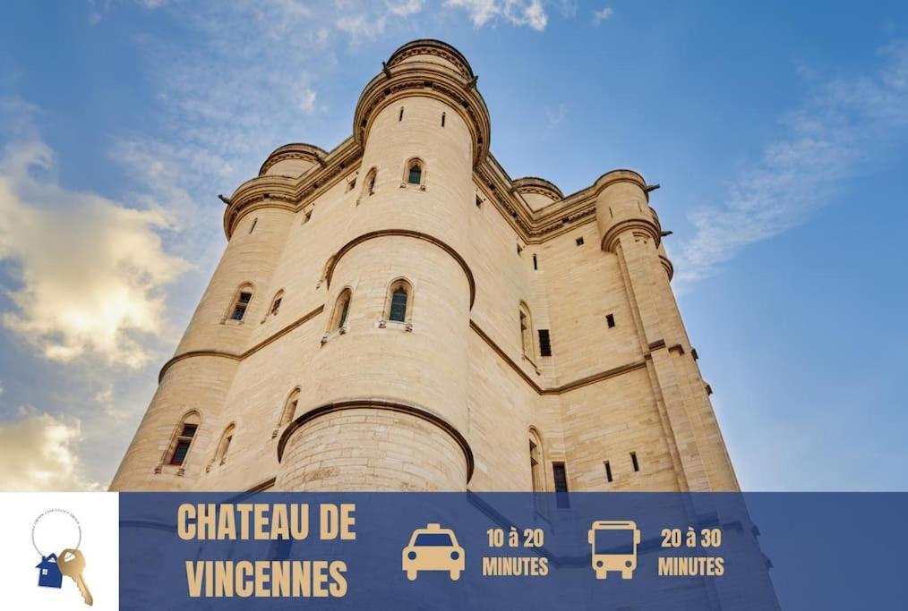 9 Min From Chateau De Vincennes - Paris & Disney Appartement Saint-Maurice  Buitenkant foto